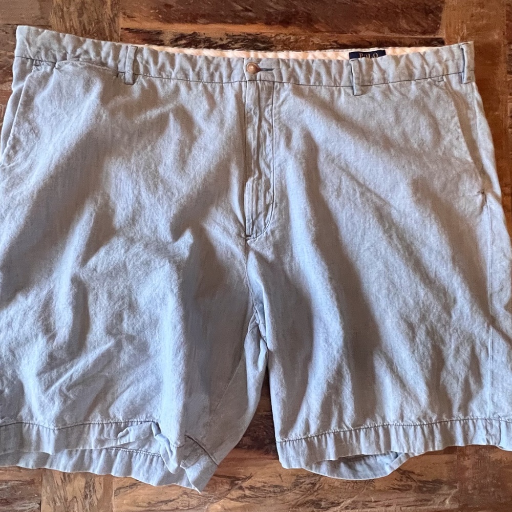 Ralph Lauren, Polo Shorts 48B, Light Blue Chino Shorts